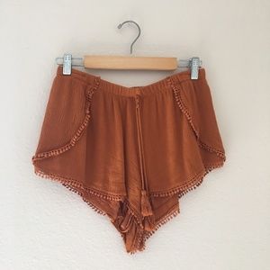 💛Forever 21 Burnt Orange Flowy Shorts